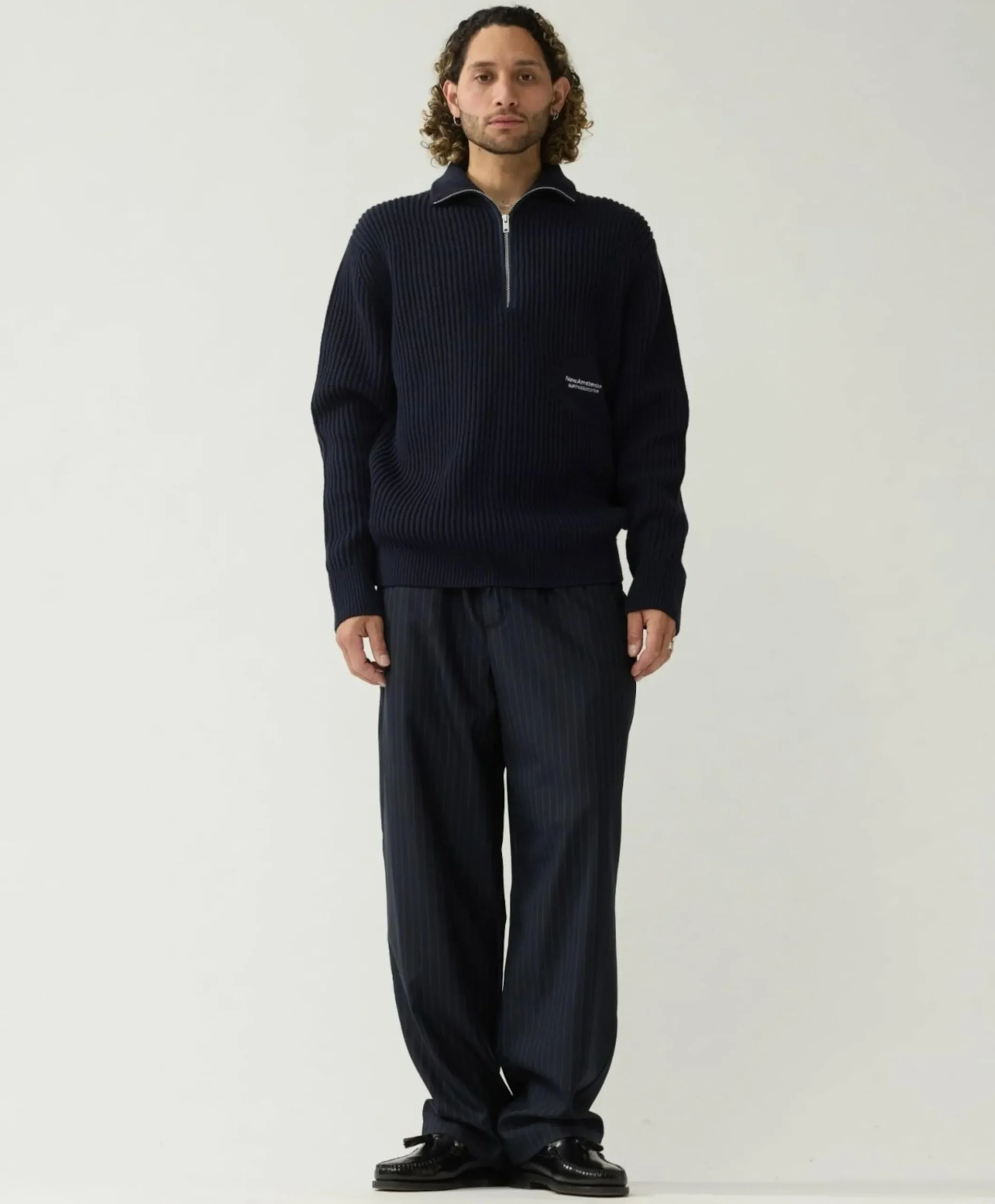 Heren trui blauw