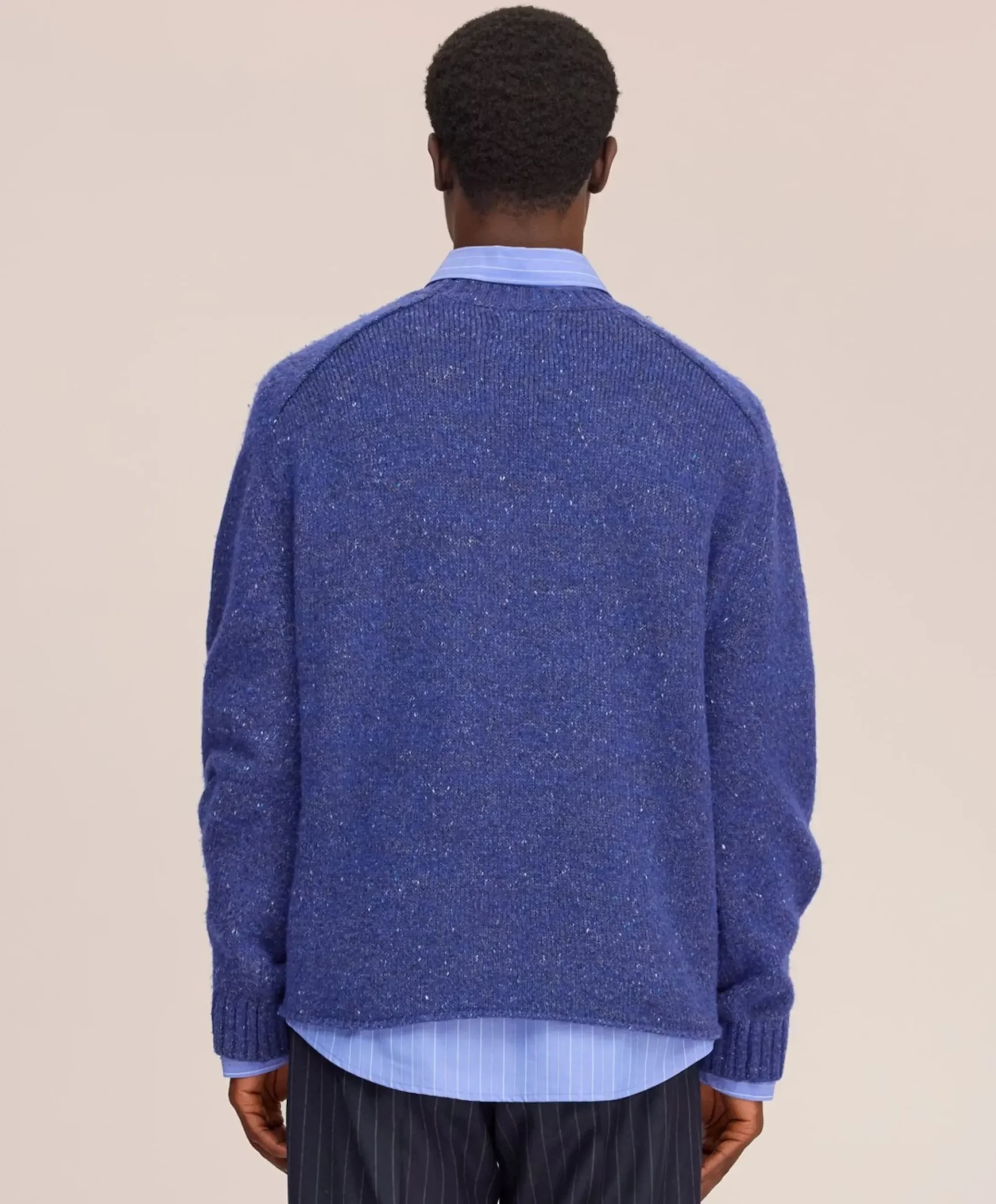 Heren trui blauw