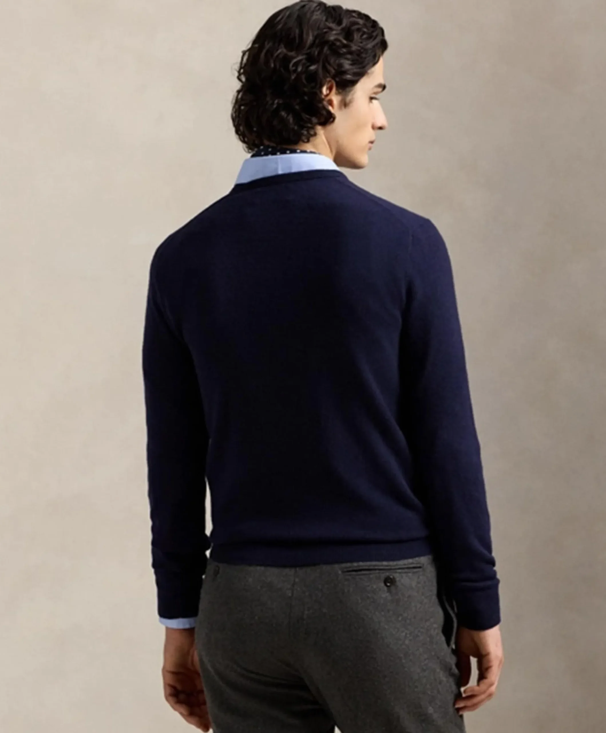 Heren trui blauw