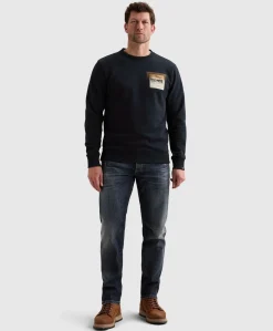Heren trui blauw
