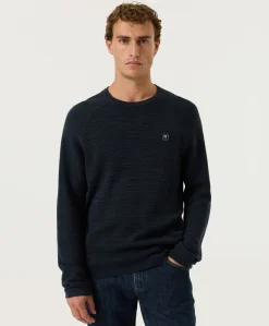 Heren trui blauw