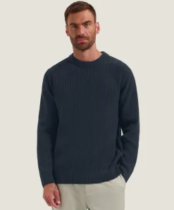 Heren trui blauw