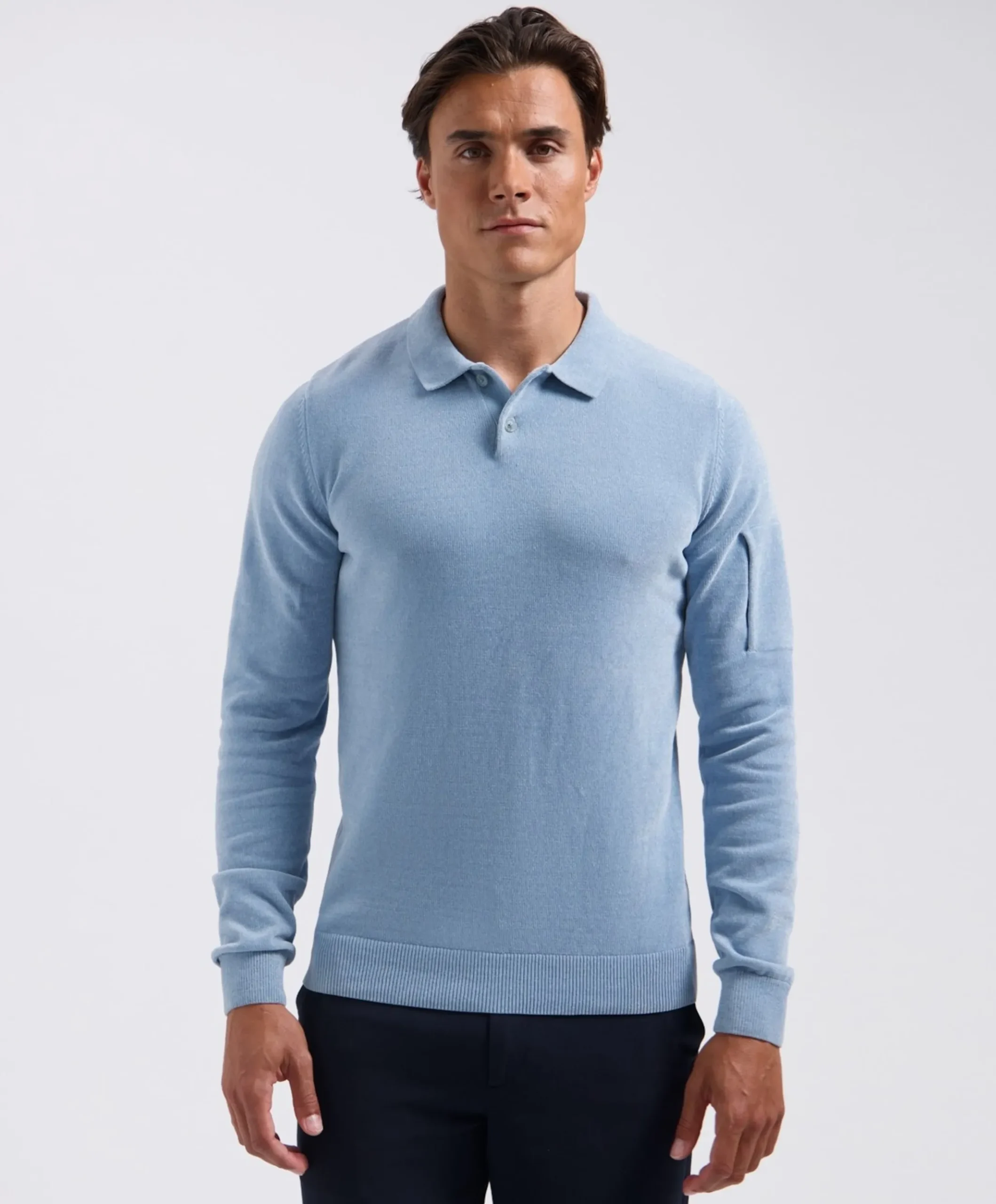 Heren trui blauw