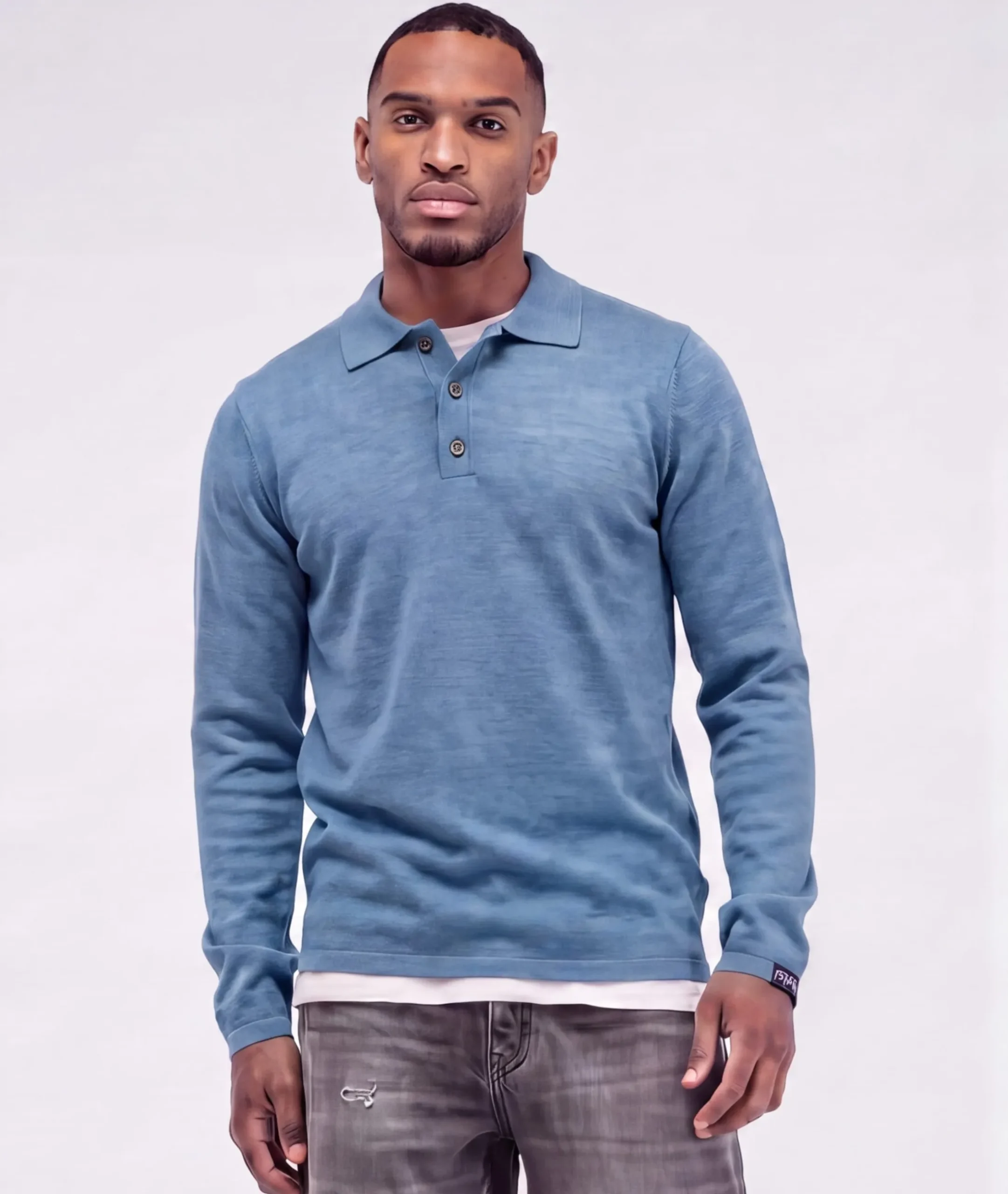 Heren trui blauw