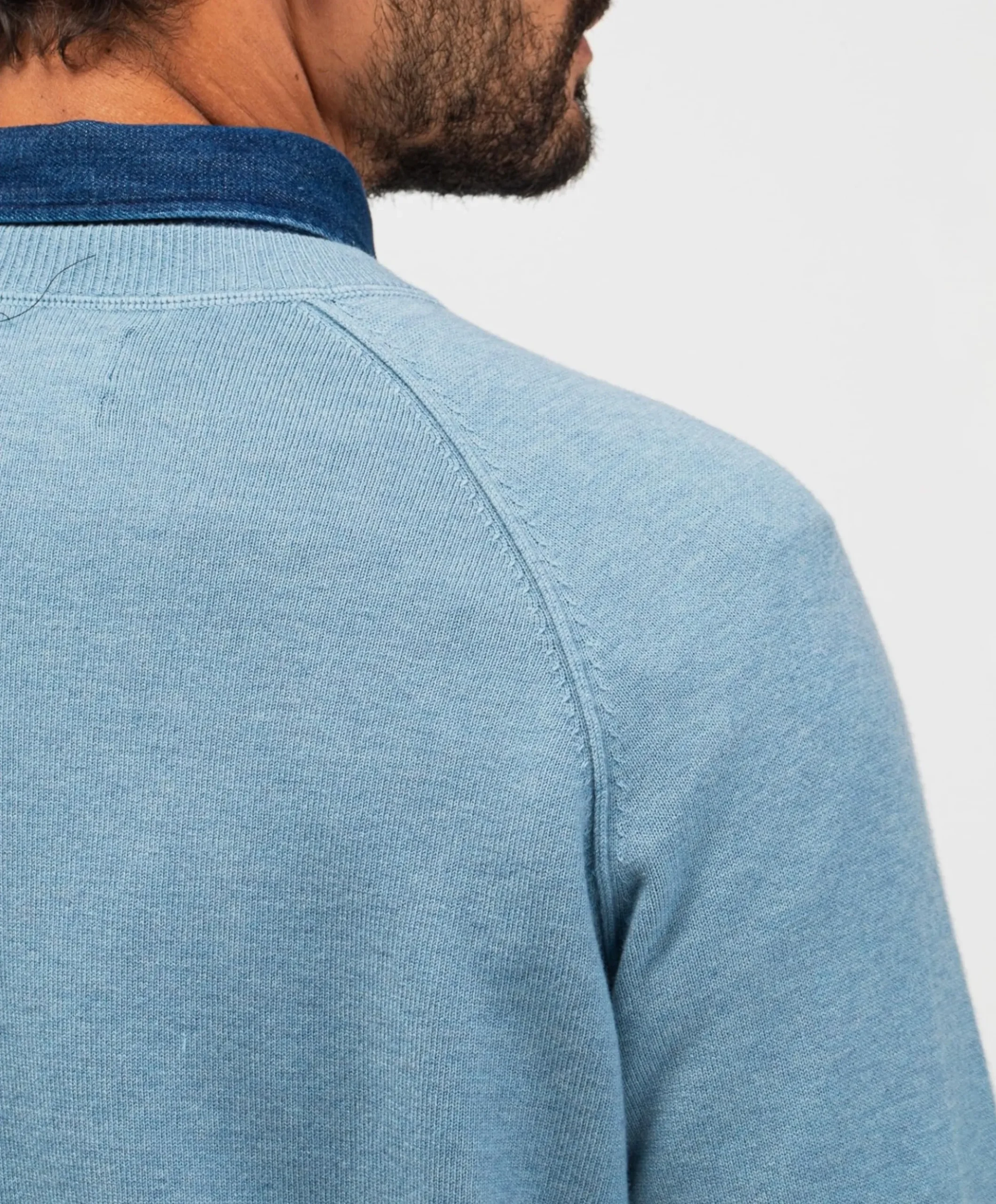 Heren trui blauw