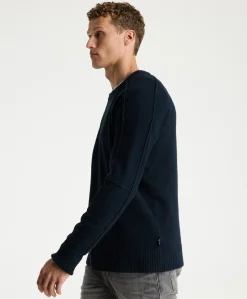 Heren trui blauw