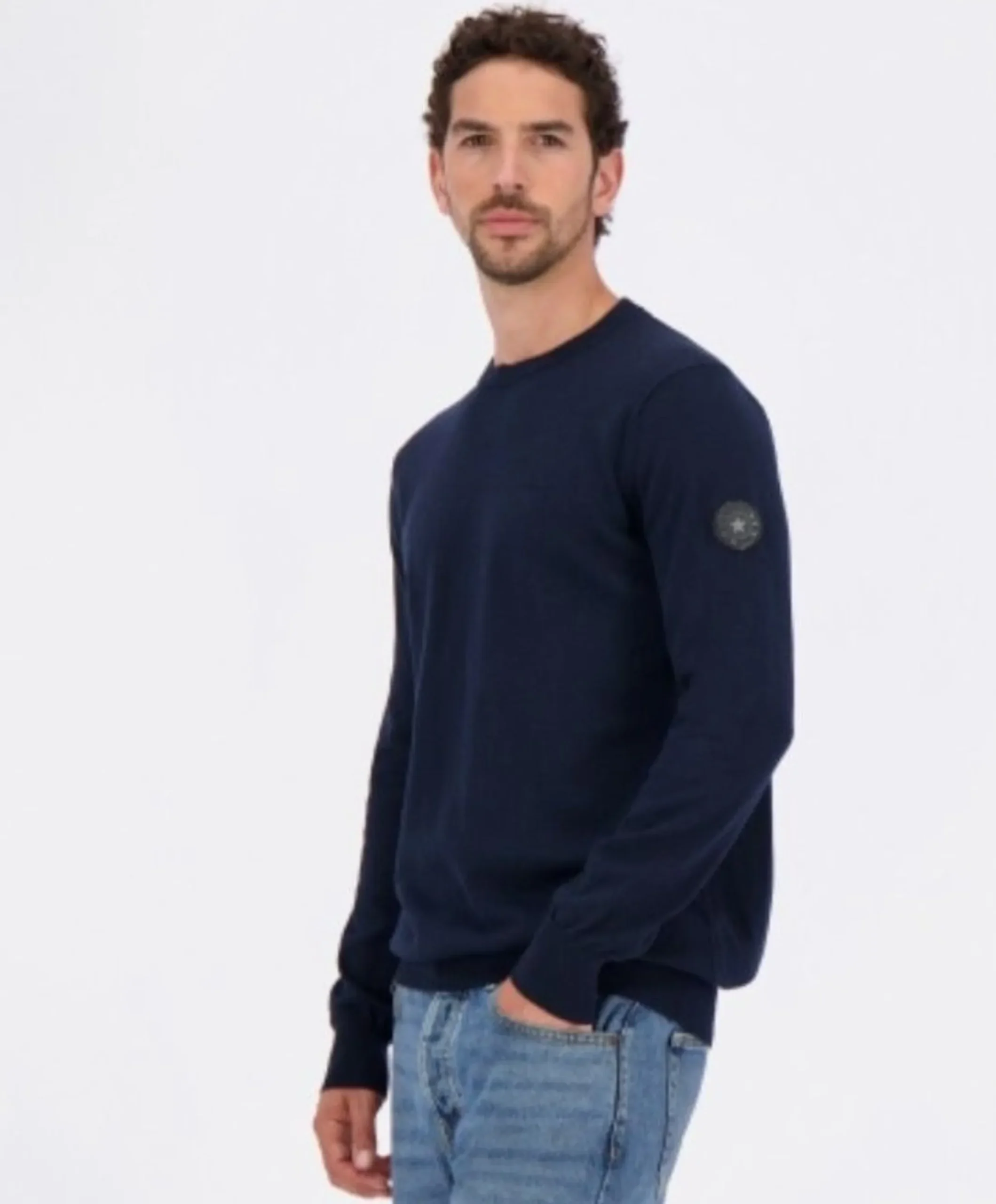 Heren trui blauw