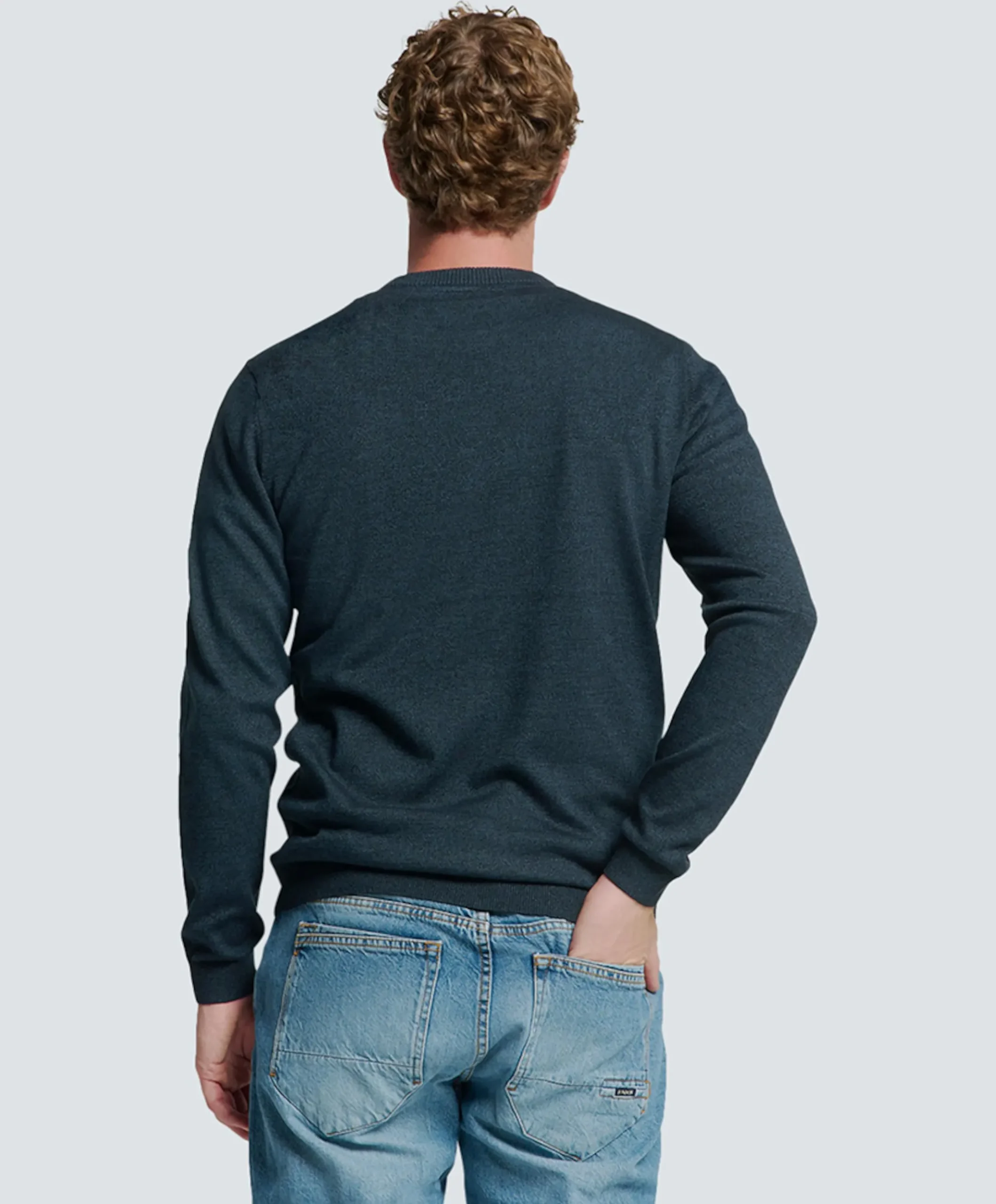 Heren trui blauw