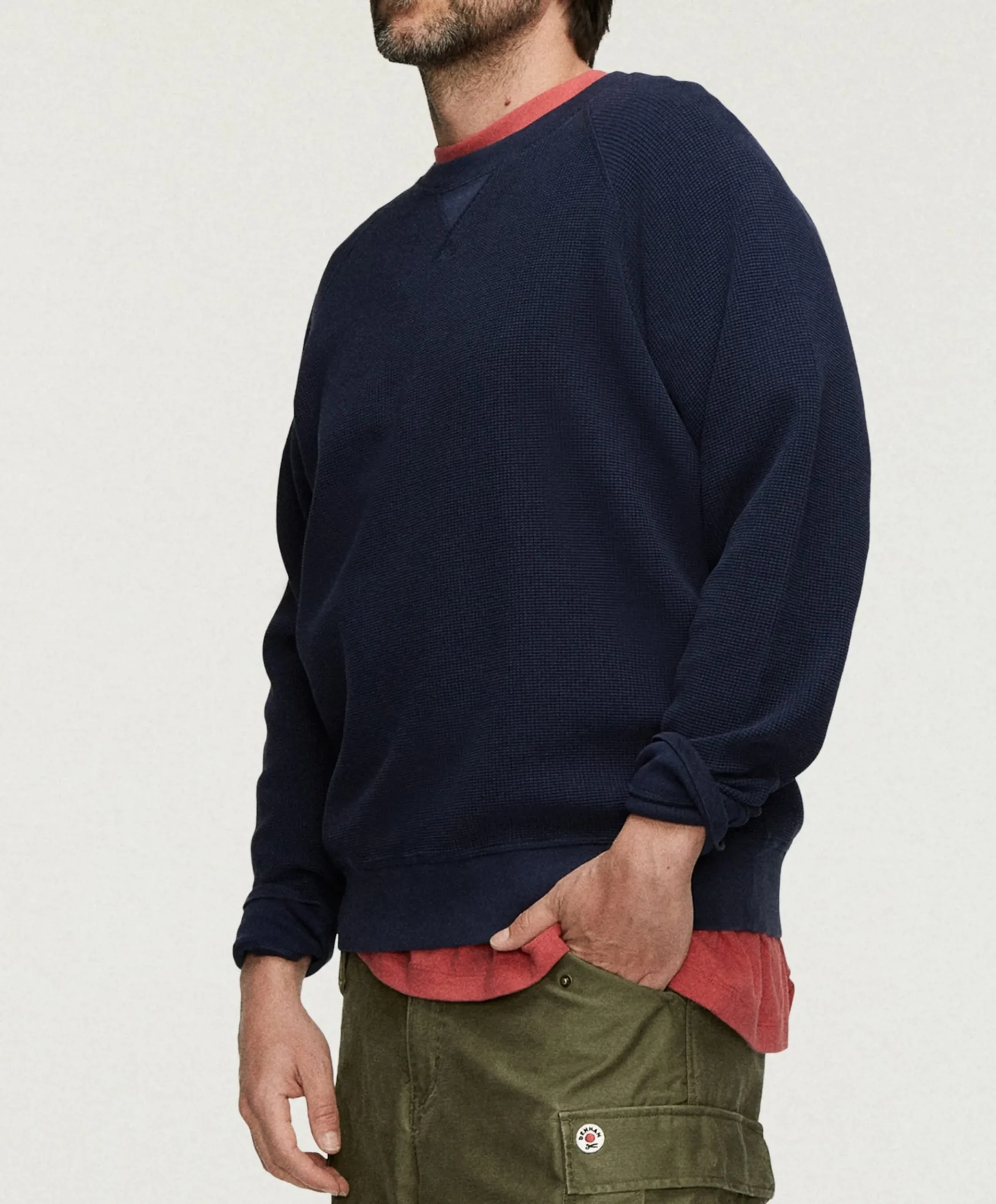 Heren trui blauw
