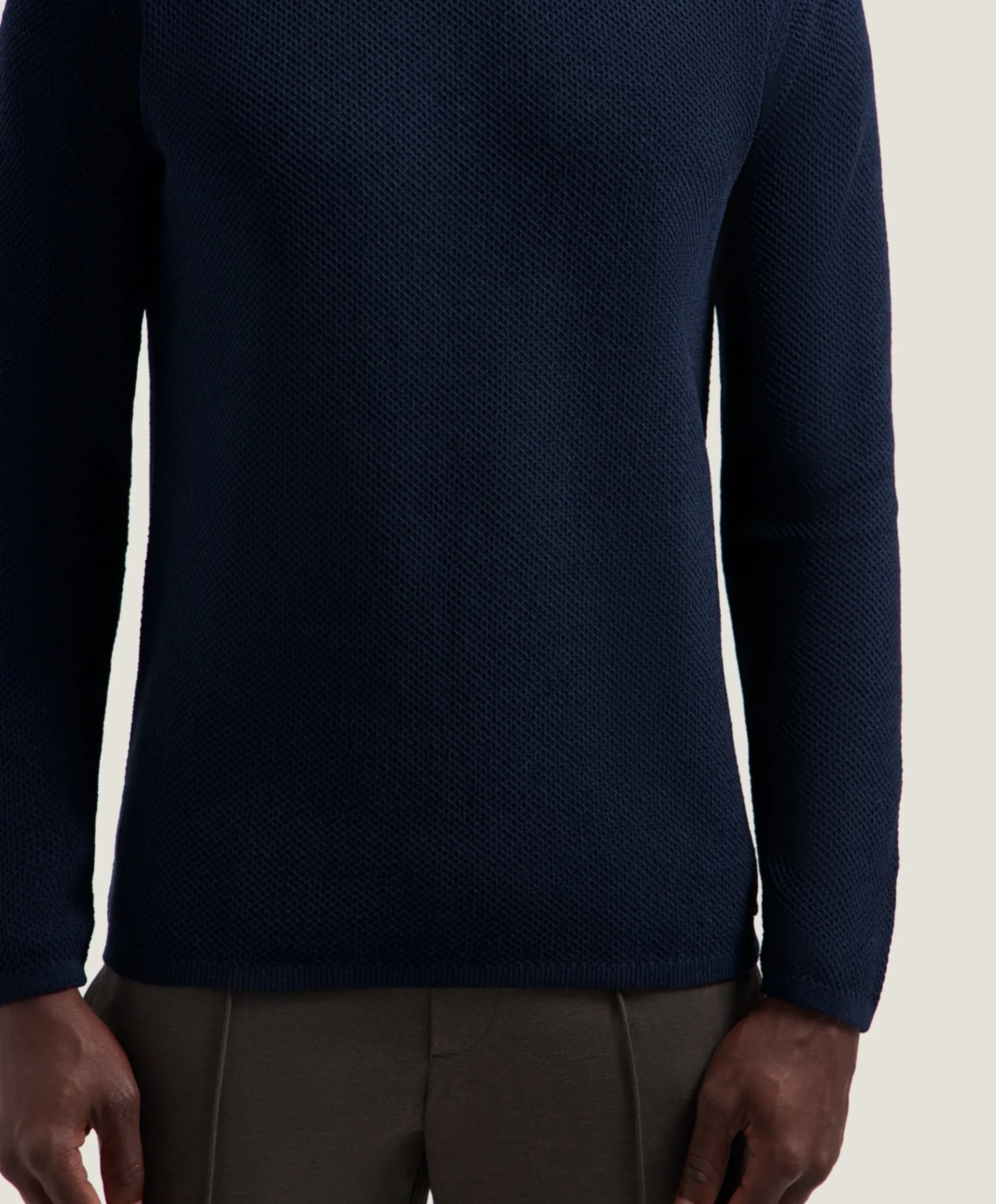 Heren trui blauw