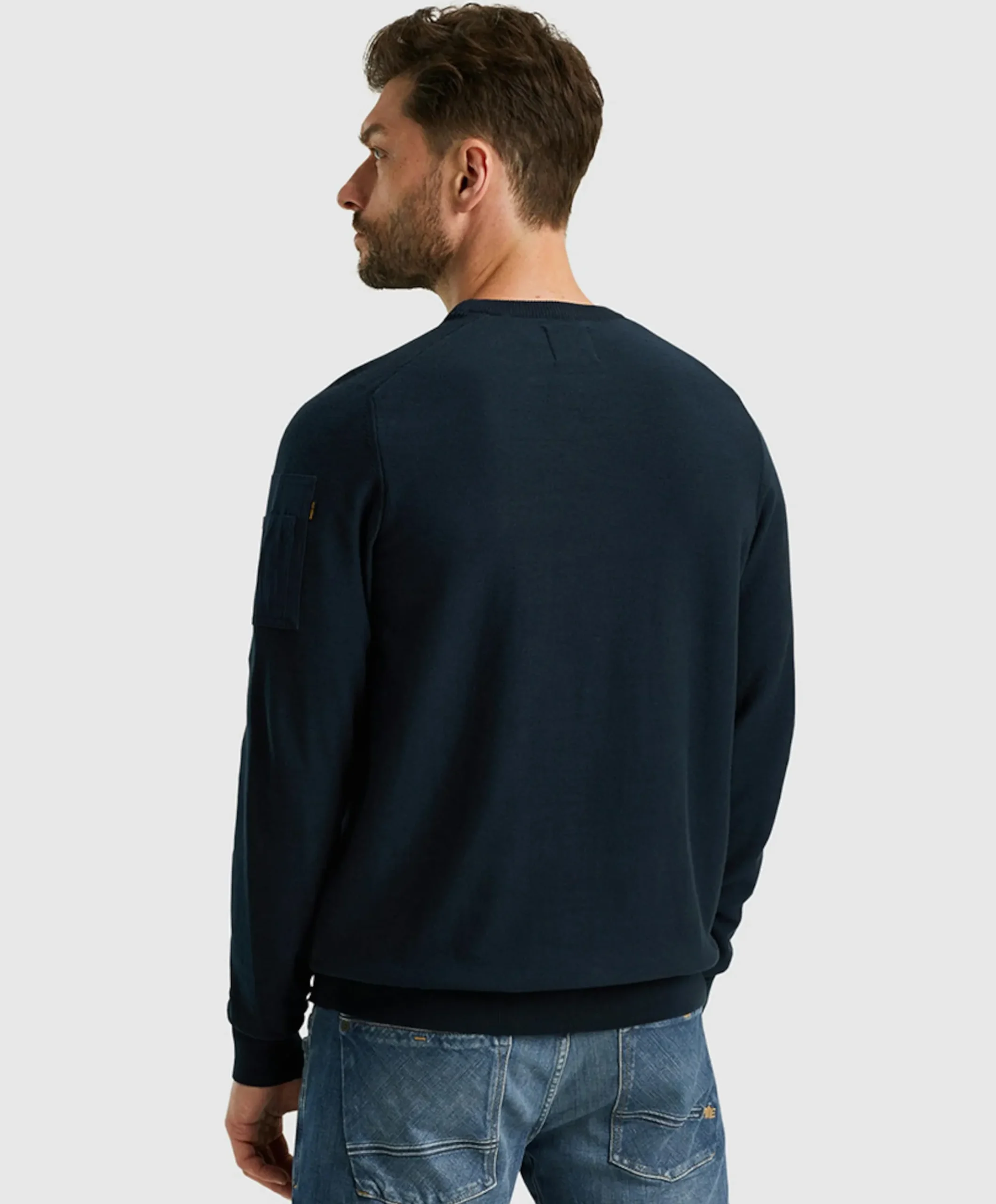 Heren trui blauw