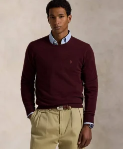 Heren trui bordeaux