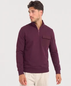 Heren trui bordeaux