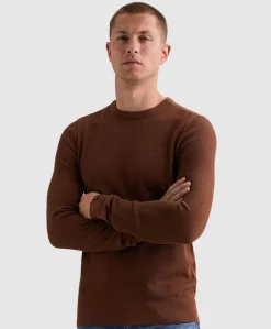 Heren trui bruin