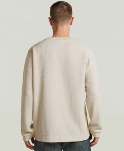 Heren trui ecru