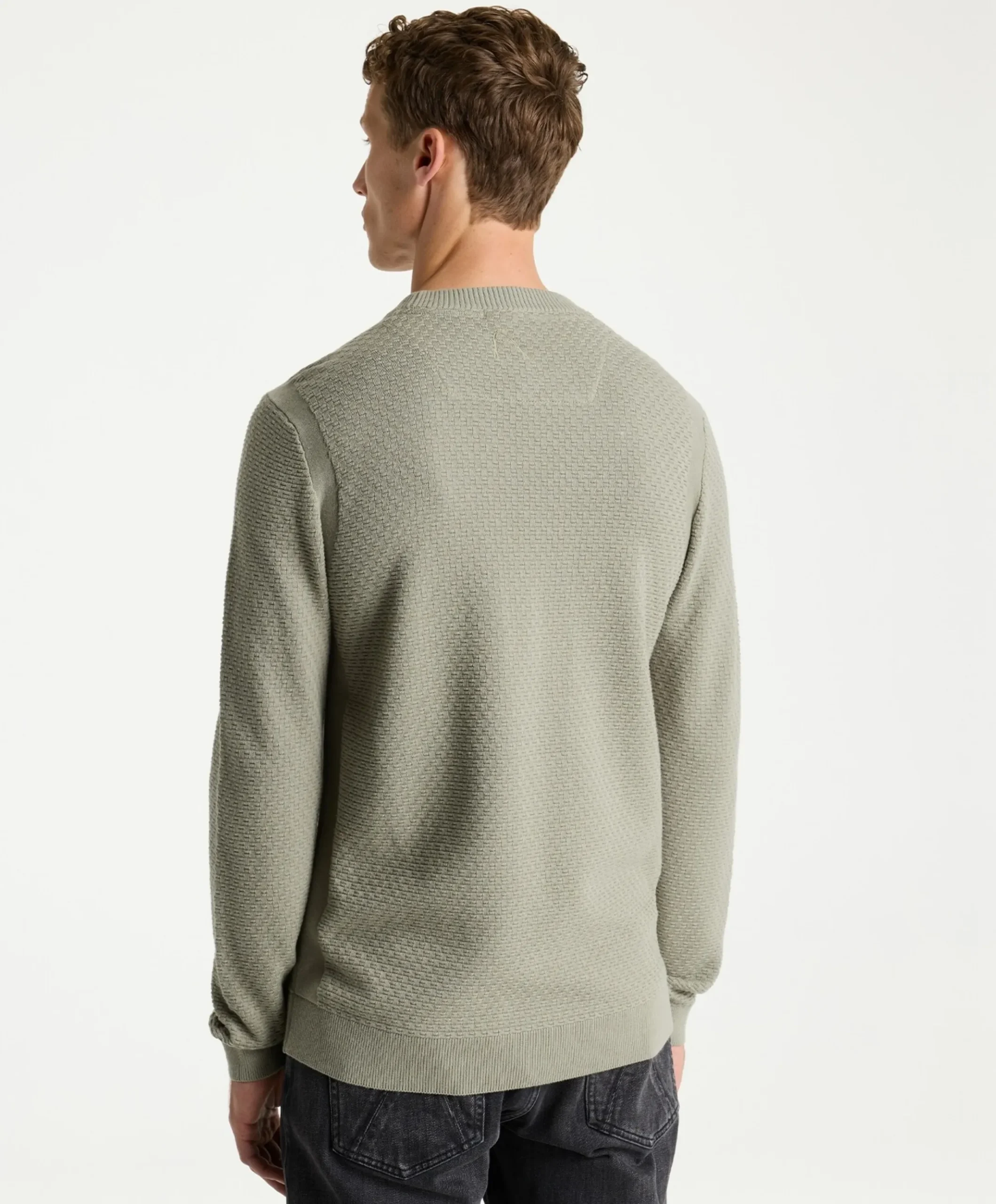 Heren trui groen
