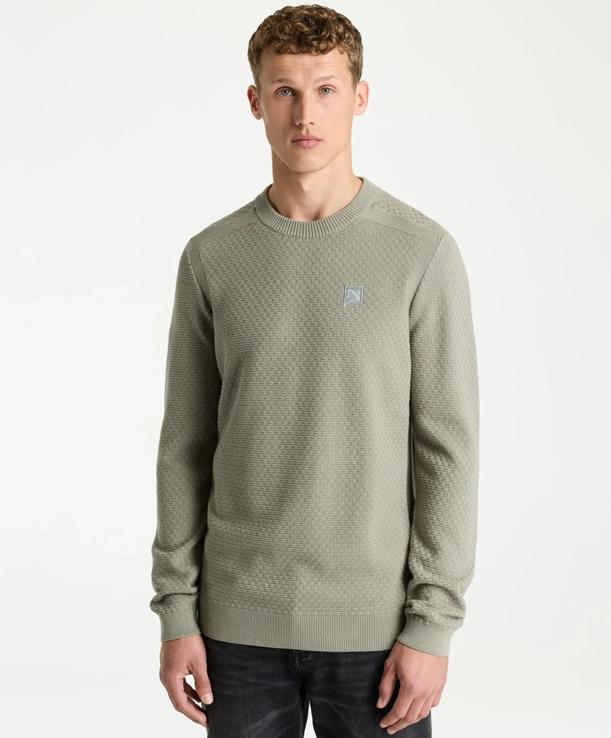 Heren trui groen