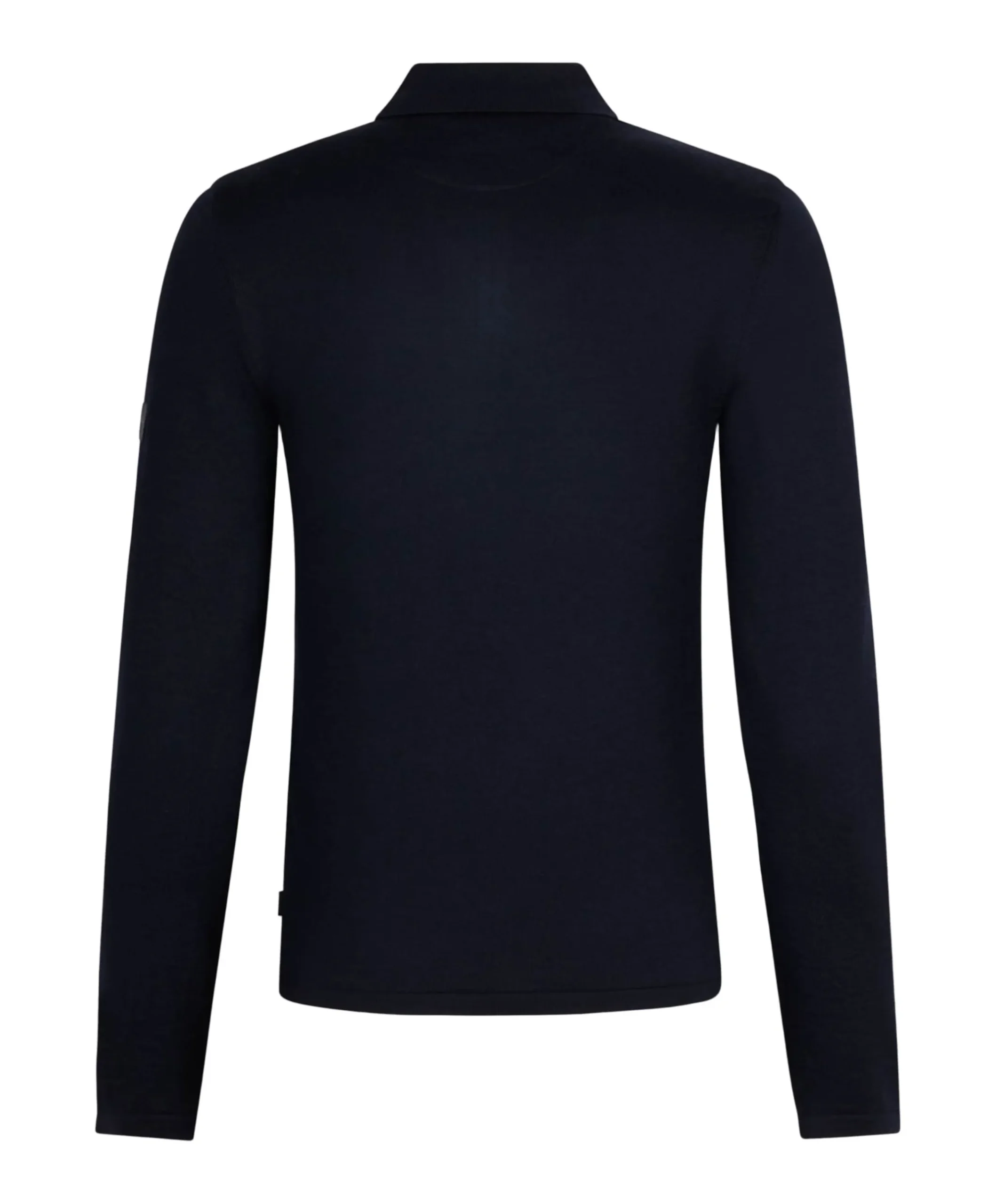 Heren trui met rits blauw