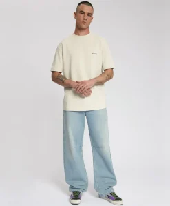 Heren T-shirt beige
