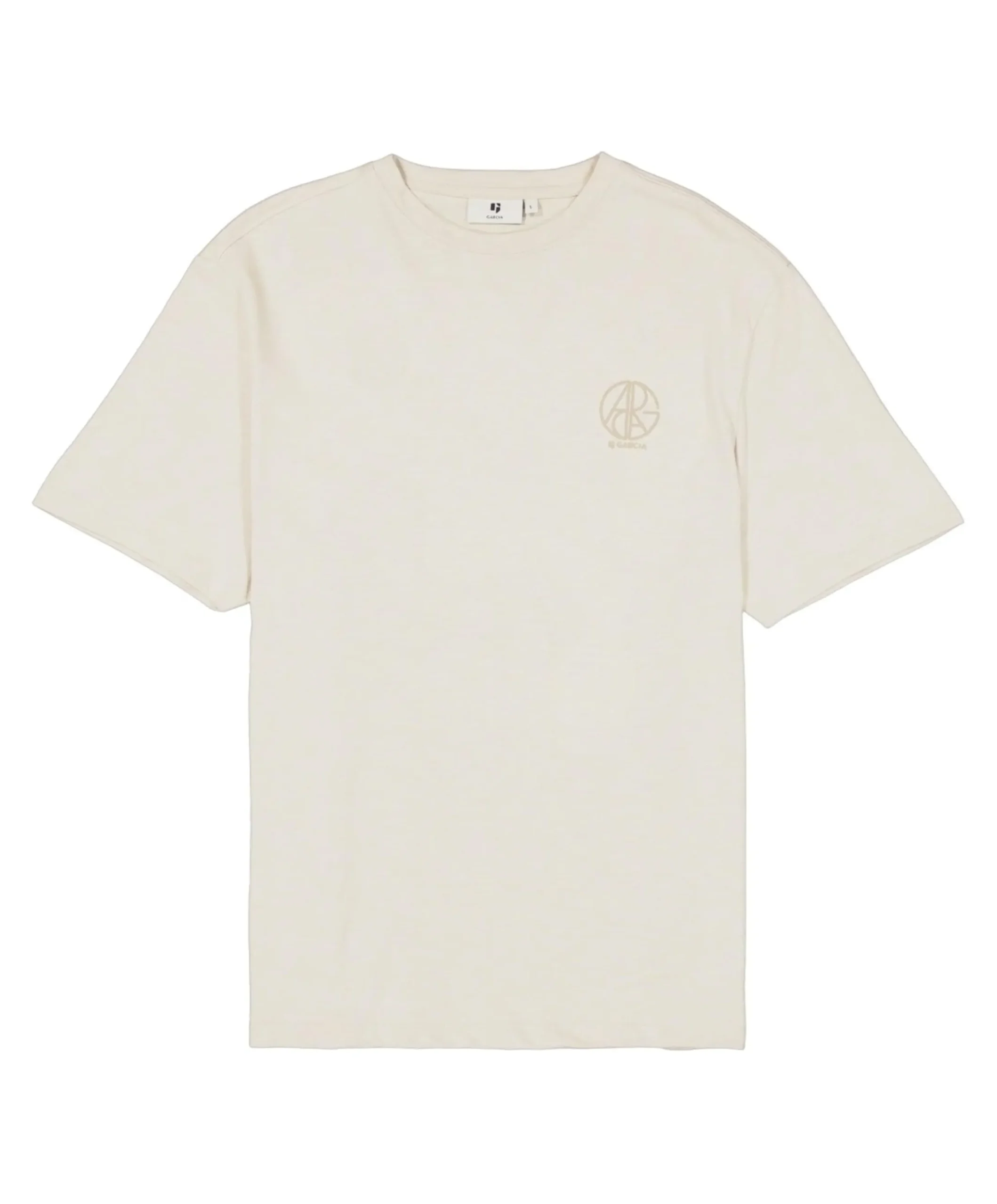 Heren T-shirt beige