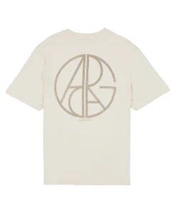 Heren T-shirt beige