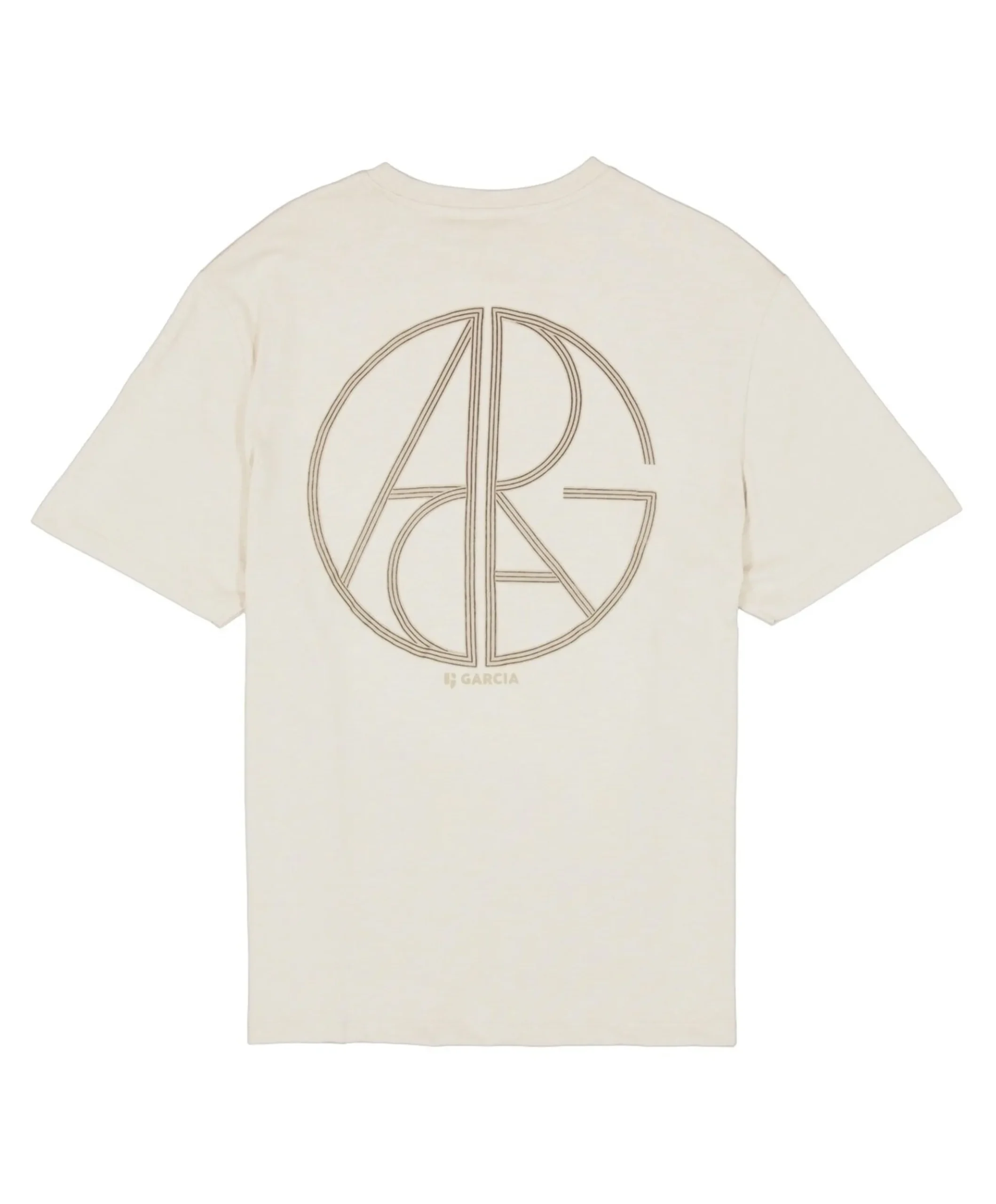 Heren T-shirt beige