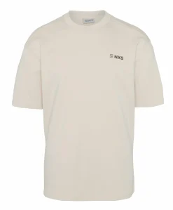Heren T-shirt beige
