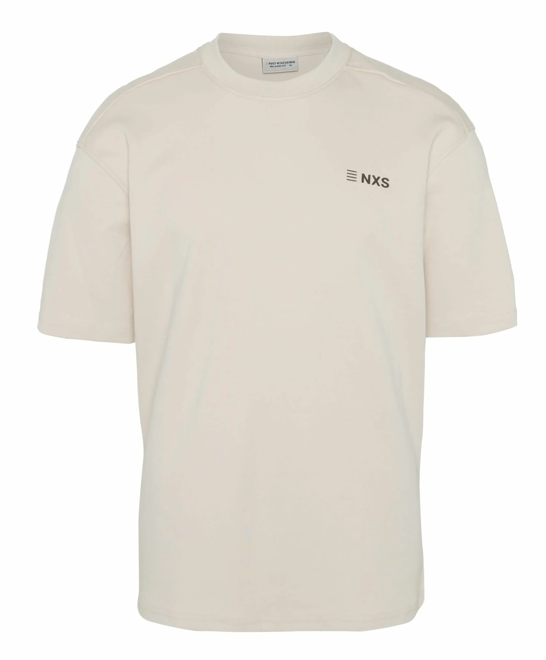 Heren T-shirt beige