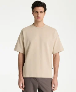 Heren T-shirt beige