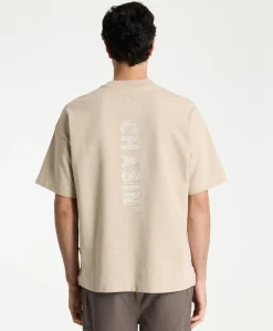 Heren T-shirt beige
