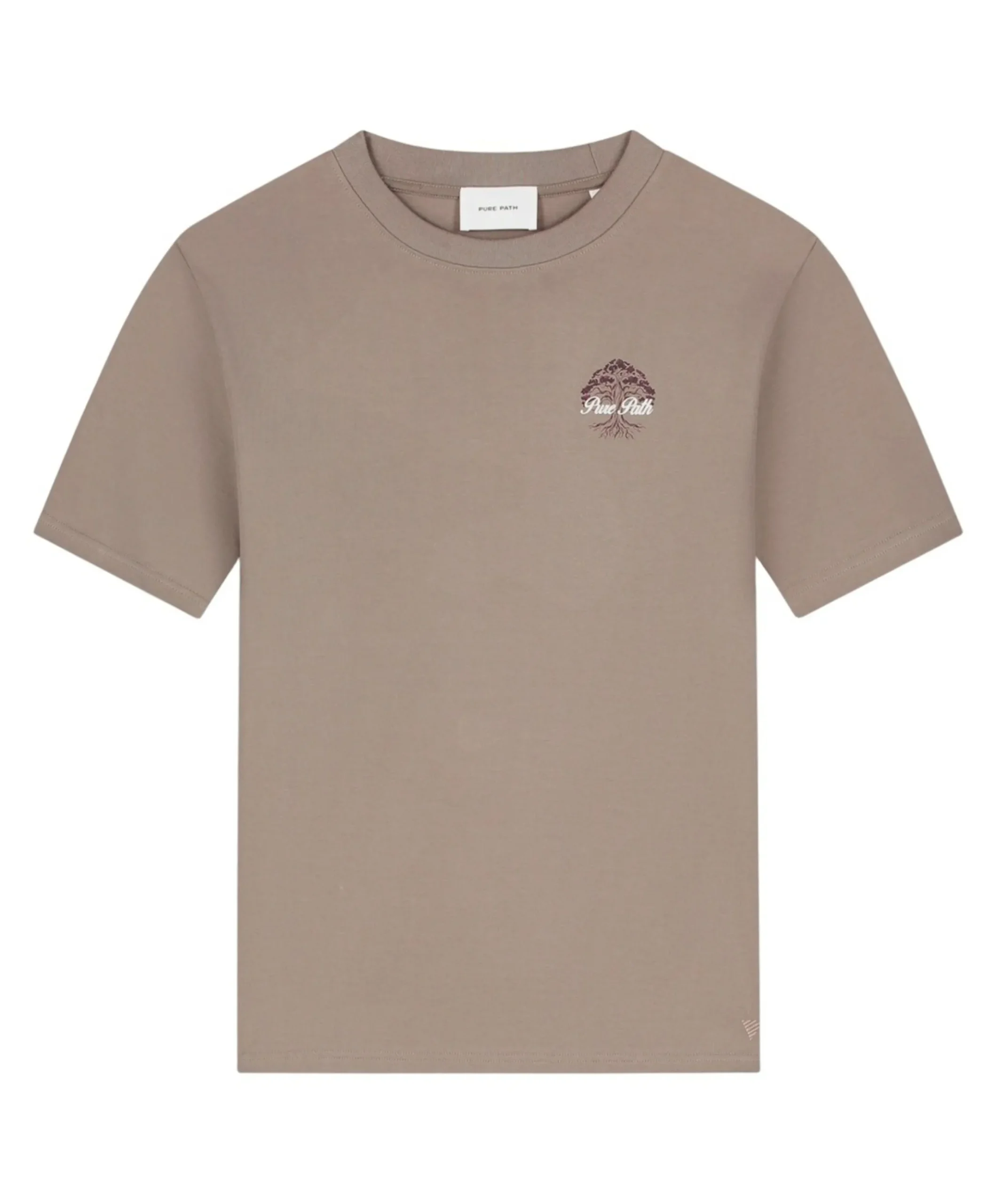 Heren T-shirt beige