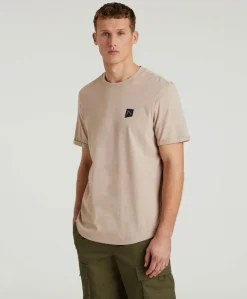 Heren T-shirt beige
