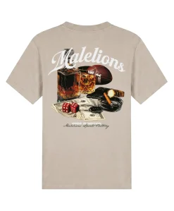 Heren T-shirt beige