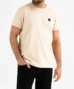 Heren T-shirt beige
