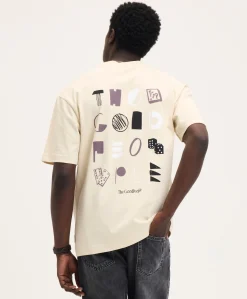 Heren T-shirt beige