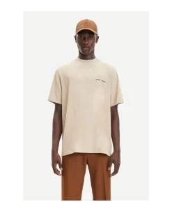 Heren T-shirt beige