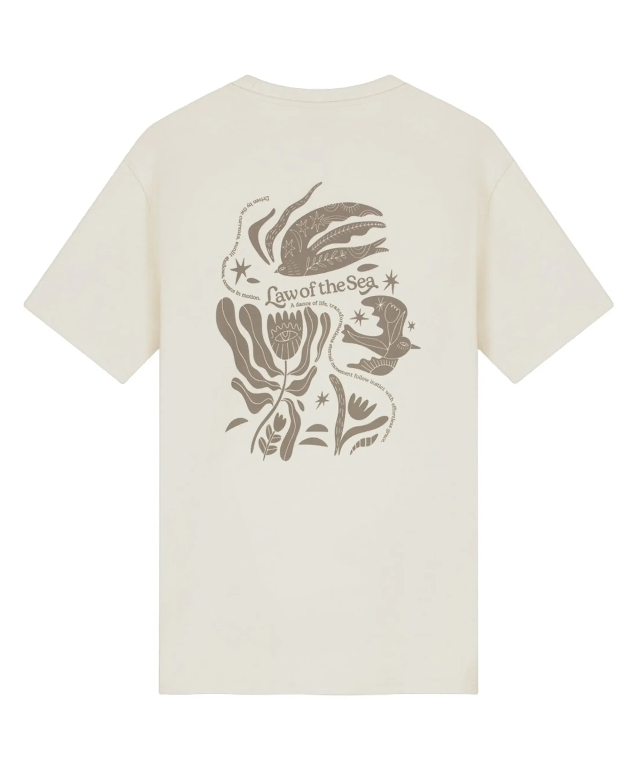 Heren T-shirt beige