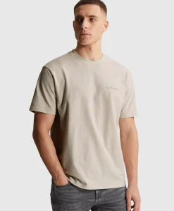 Heren T-shirt beige