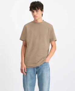 Heren T-shirt beige