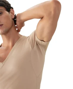Heren T-shirt beige