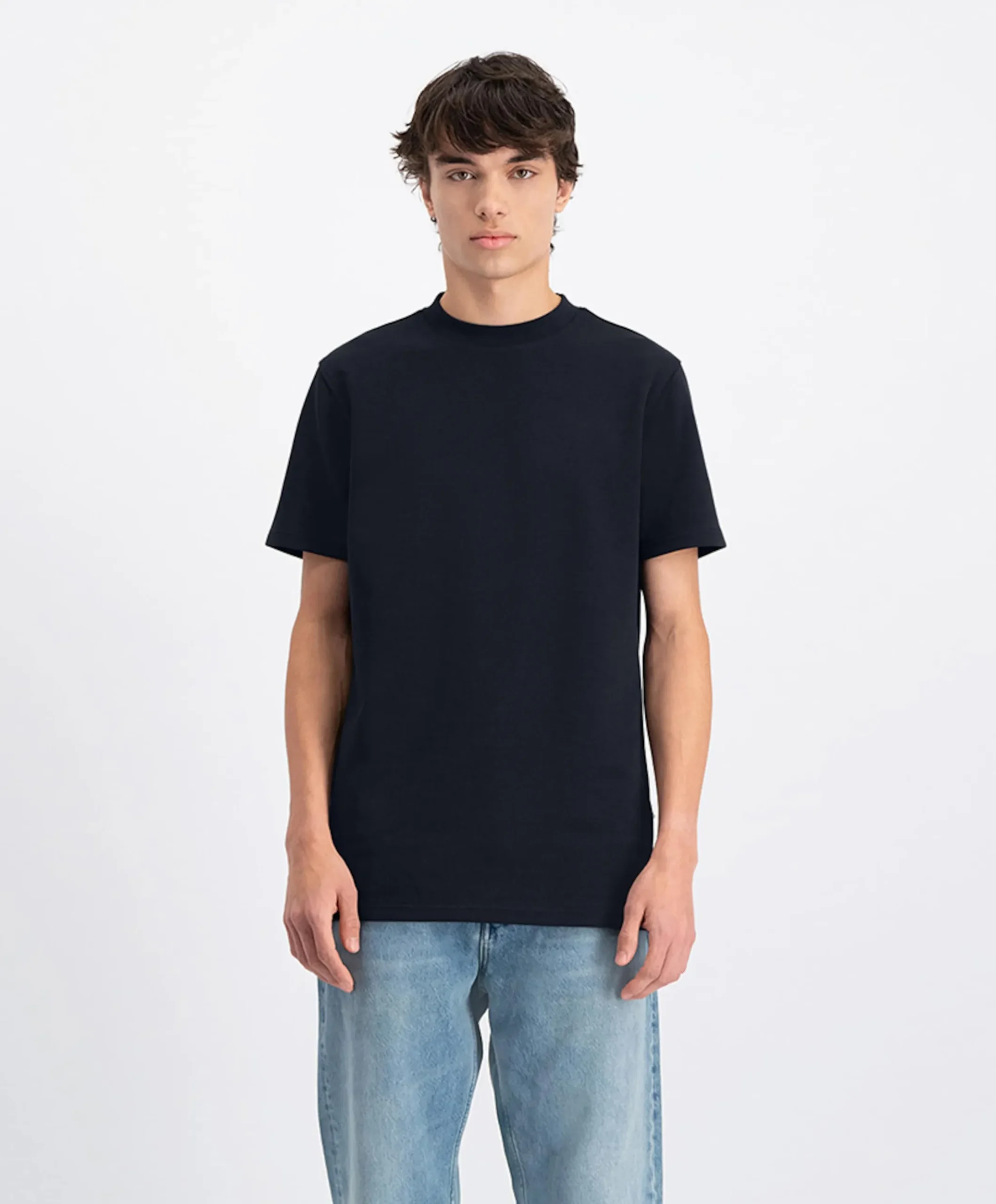 Heren T-shirt blauw