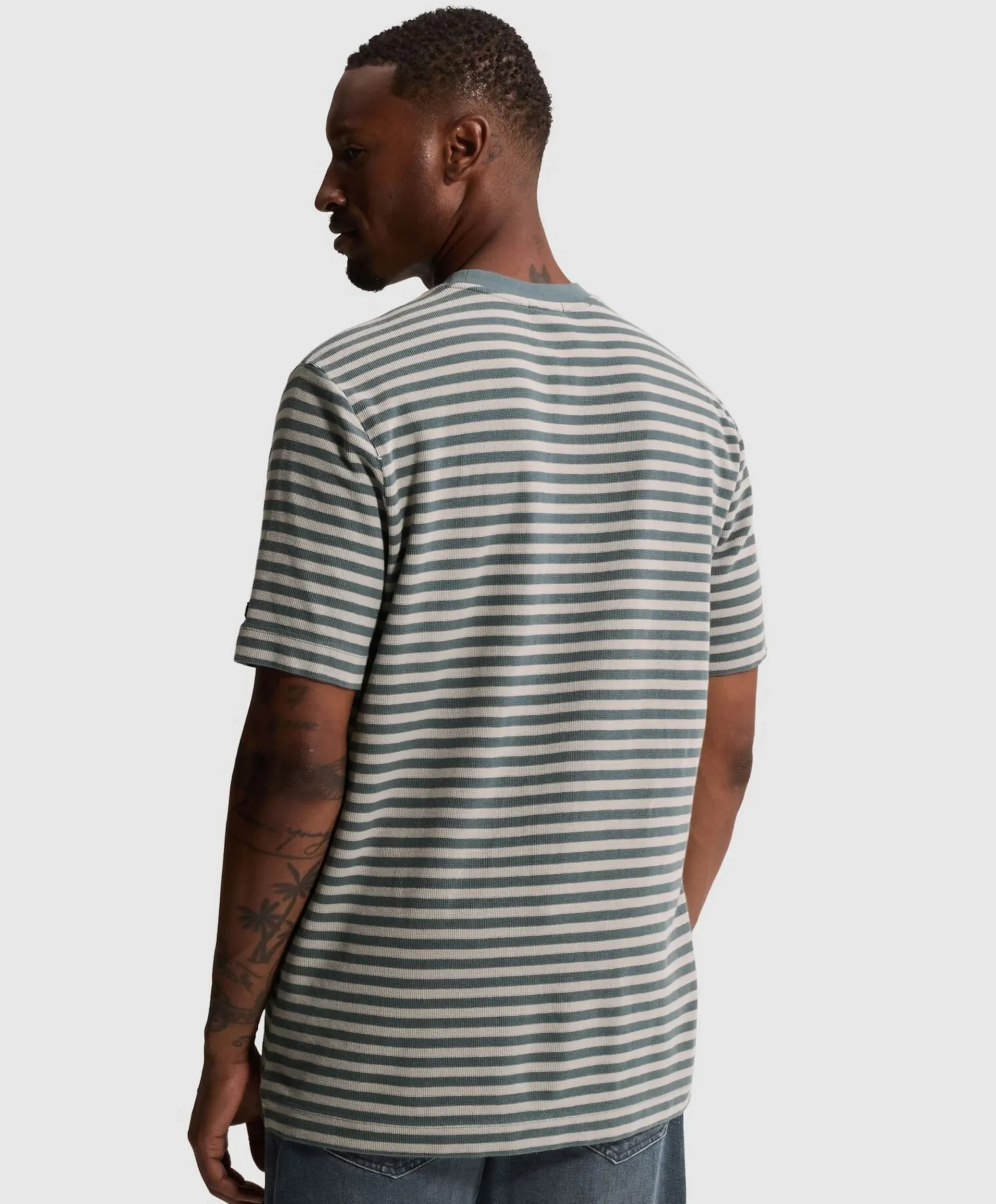 Heren T-shirt blauw