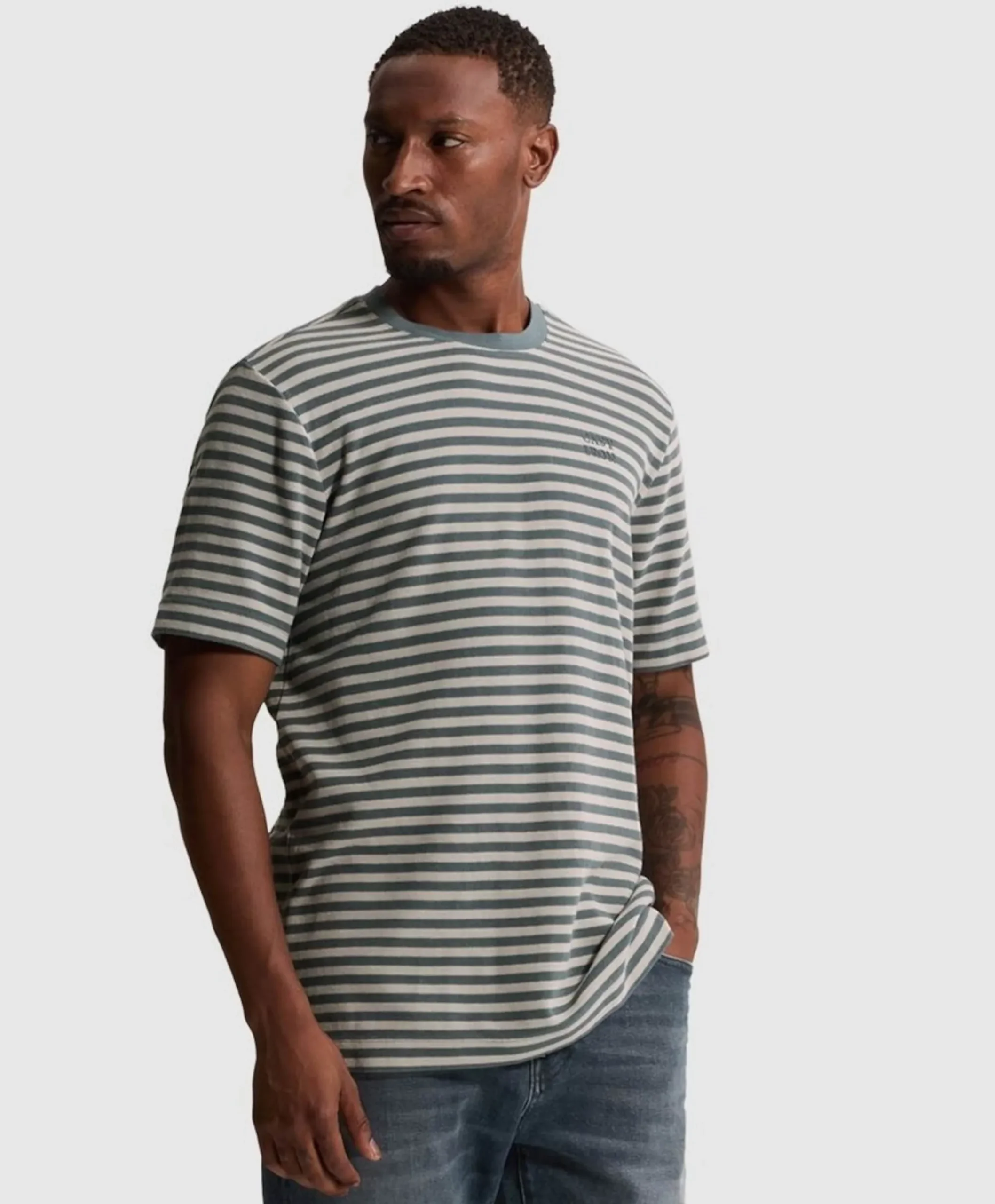 Heren T-shirt blauw