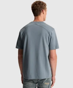 Heren T-shirt blauw