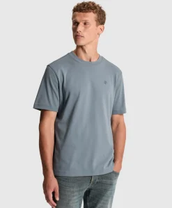 Heren T-shirt blauw