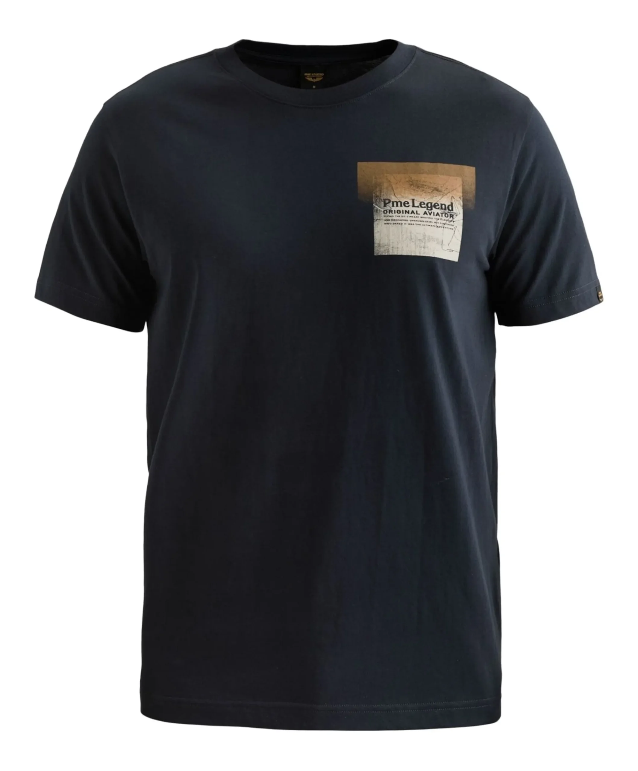 Heren T-shirt blauw