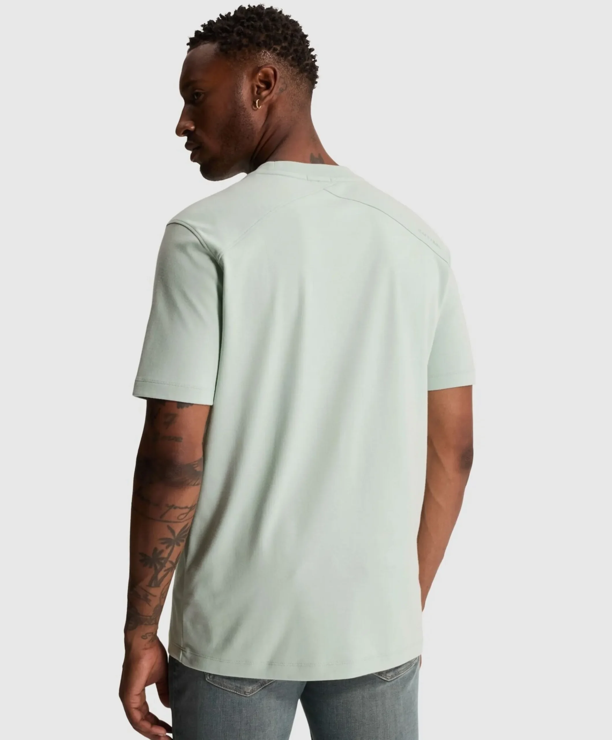 Heren T-shirt blauw