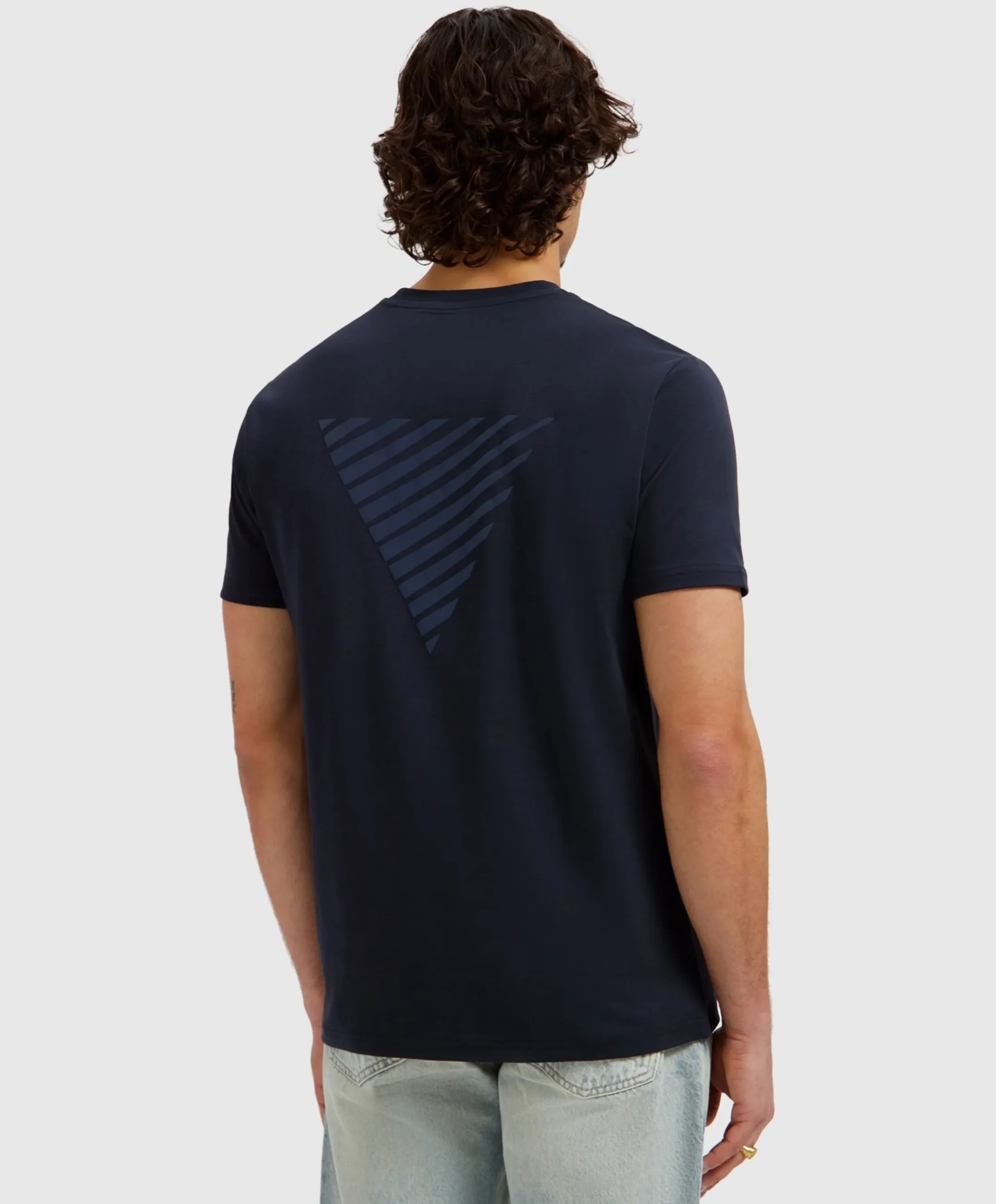 Heren T-shirt blauw