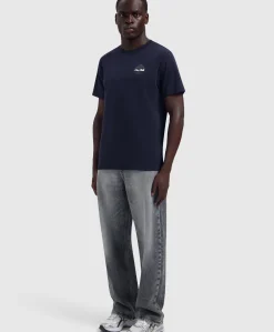 Heren T-shirt blauw