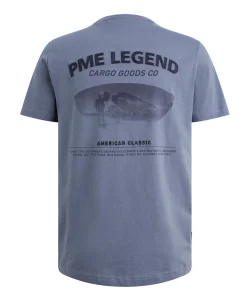 Heren T-shirt blauw